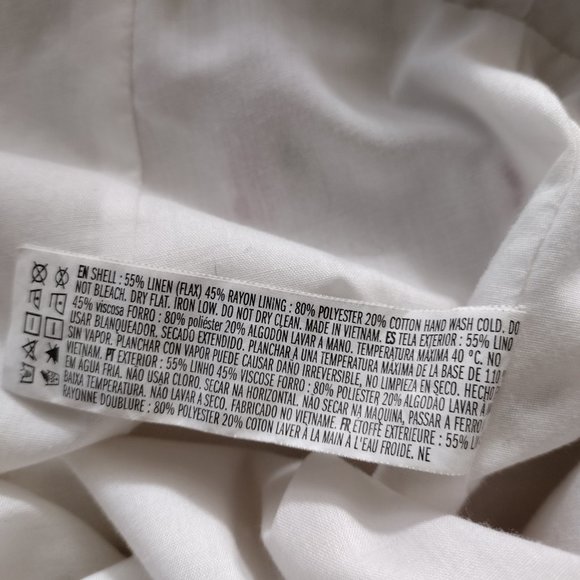 Forever 21 White Cherry Print Sweetheart Lace Up Chest Linen Romper - Picture 11 of 13